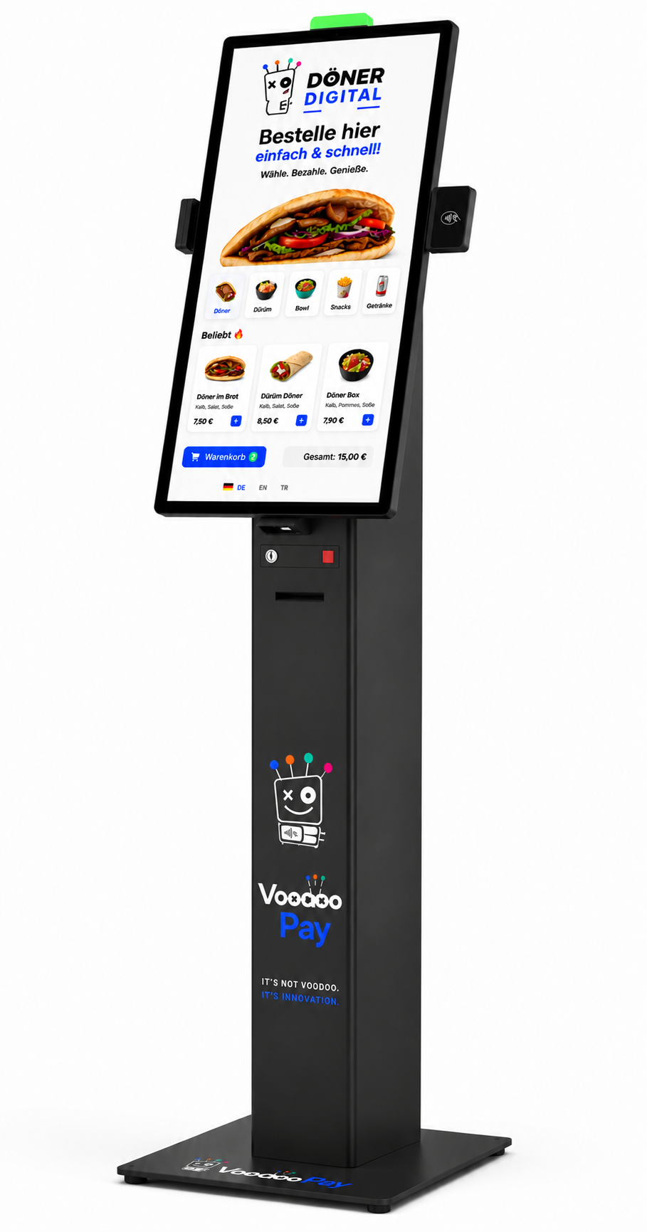 Self-Service-Terminal von VoodooPay
