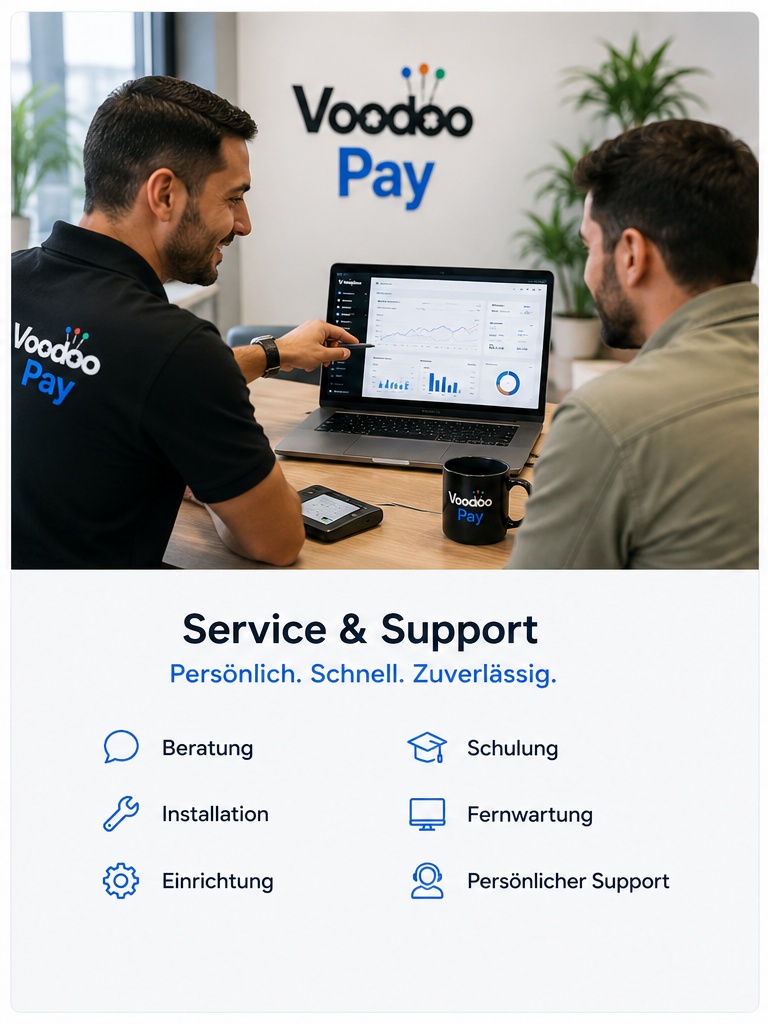 Service und Support durch VoodooPay